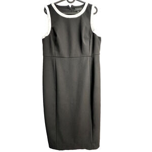 J.Crew Black and White Women's Shift dress Size 12P